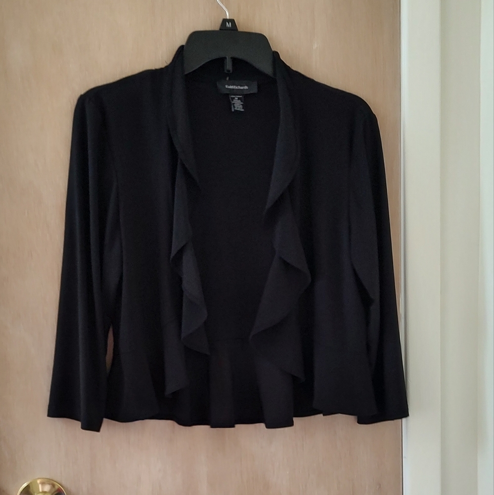 Lightweight Black open cardigan/bolero
